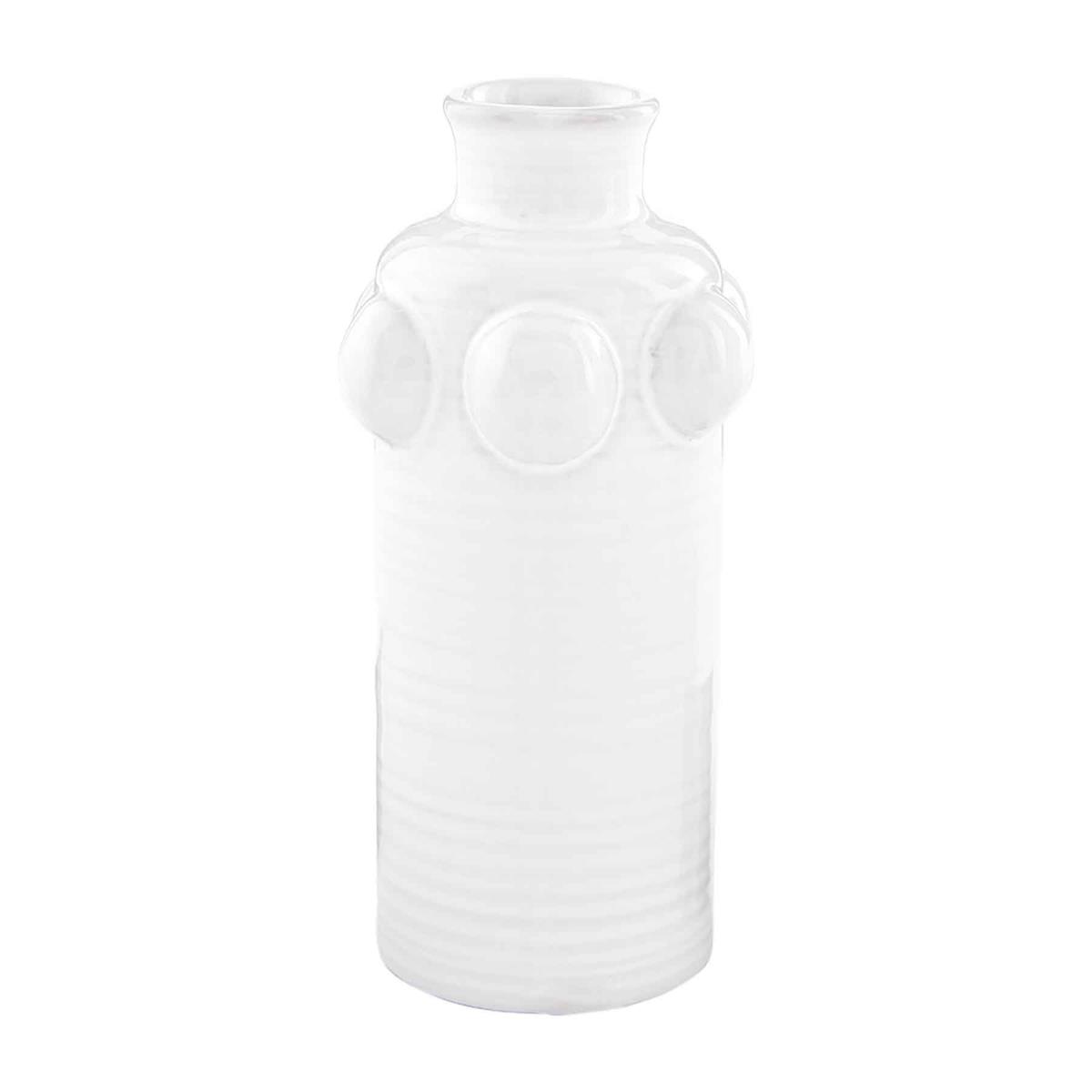 TOP RIM BEADED STEM VASE RusticBarnNC