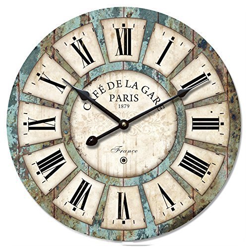 Studio Designs Home 73002 29″ Traditional Chateau Wall Clock,Espresso The Rustic Clock