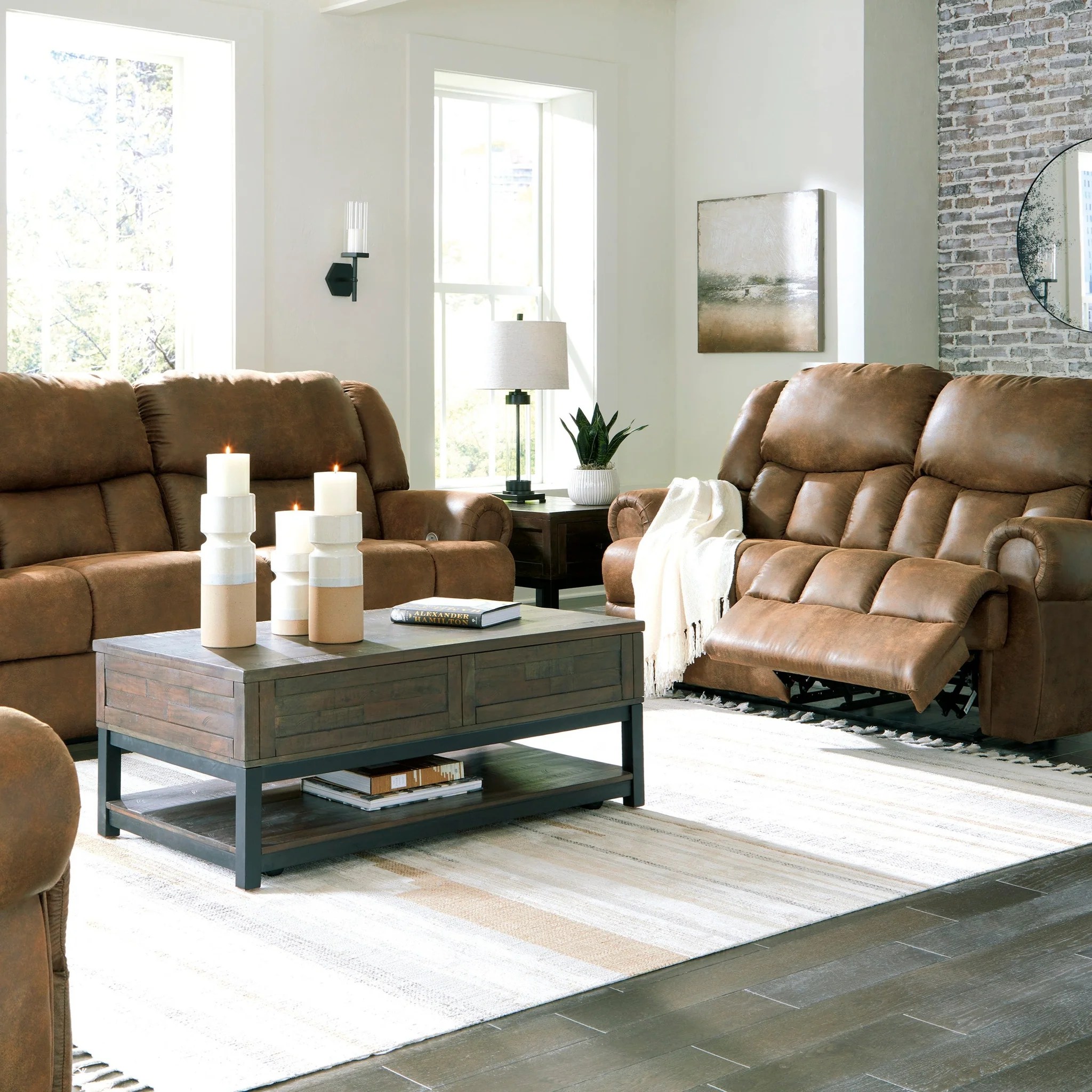 Wyatt Power Sofa Set Rustic Furniture Depot