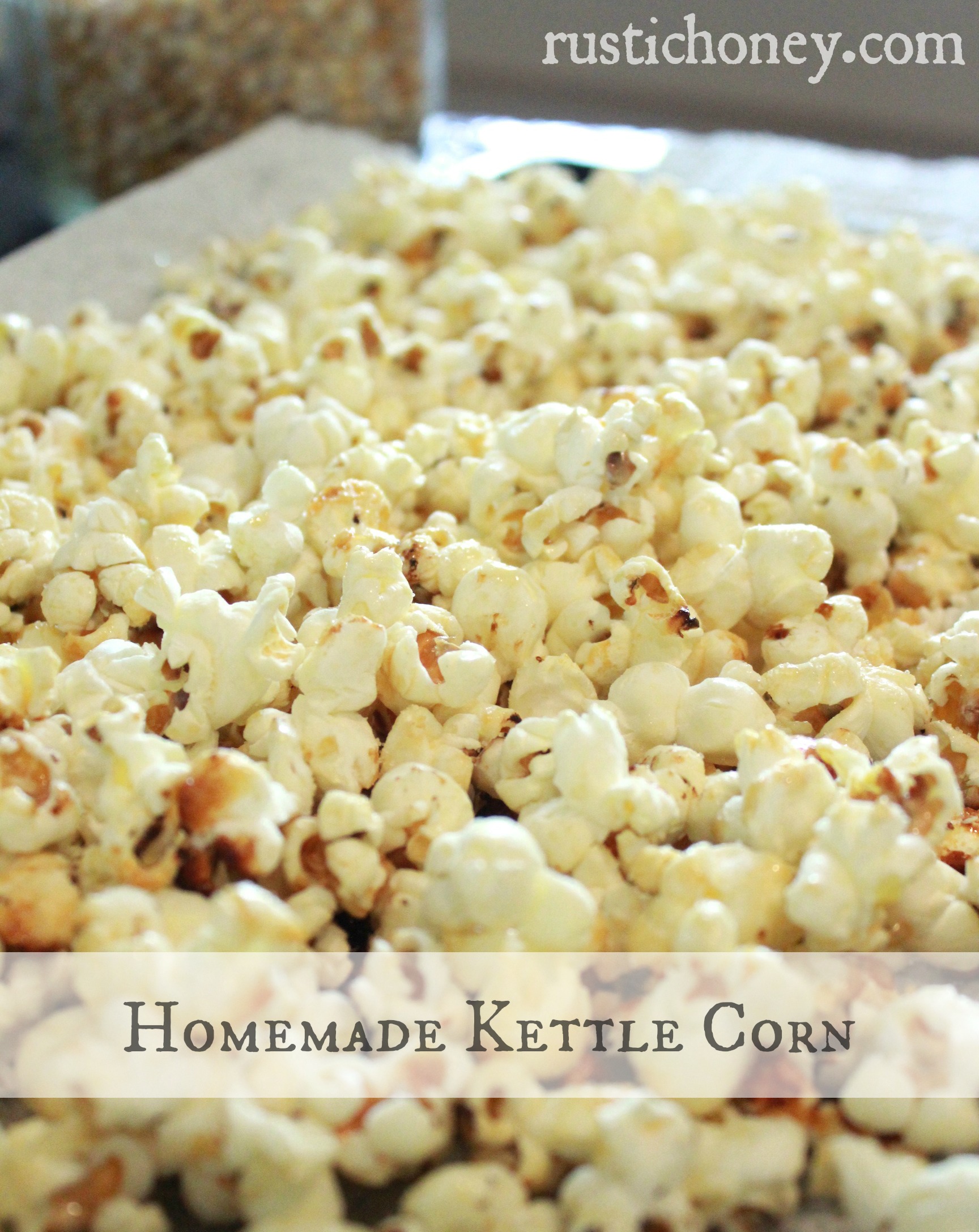 Simple Homemade Kettle Corn