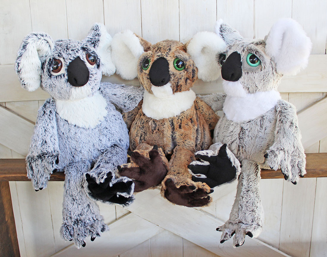 Kwirky Koala Plush Doll Sewing Pattern and Tutorial DIGITAL PDF