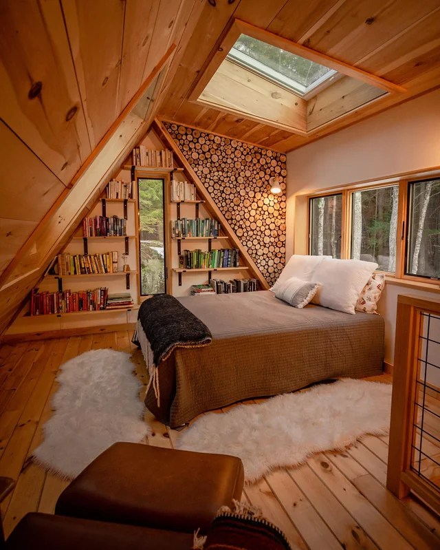 Spectacular Log Cabin Loft Ideas Rustic Insider