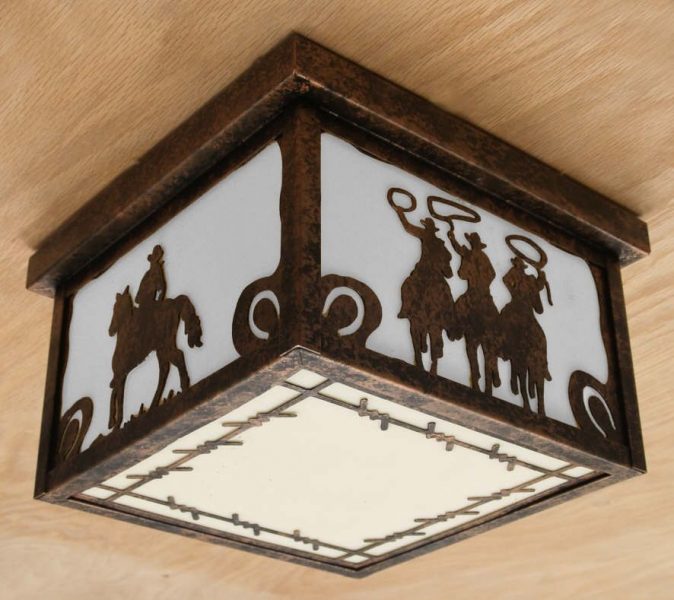 Copper Canyon CL870 Western Ceiling Light Rustic Lighting and Fans