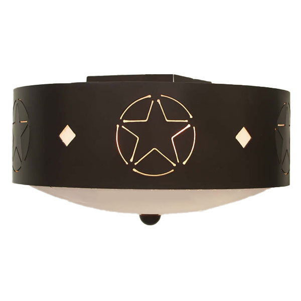 CL840 Western Ceiling Light Rustic Lighting and Fans