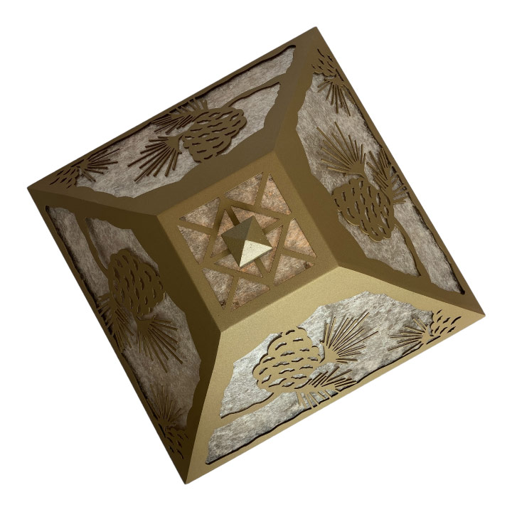 Drop Ceiling Light Pine Cone Rustic Lighting & Fans