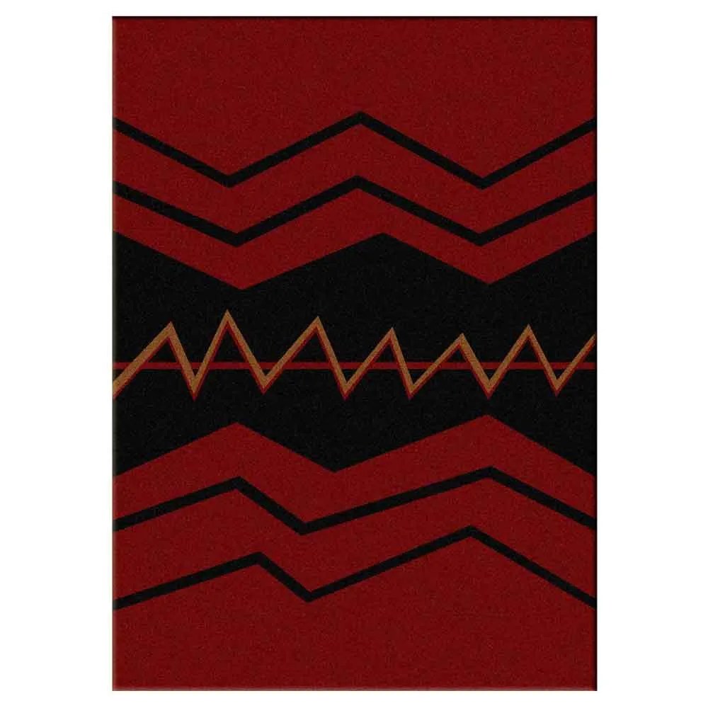 War Path Red Rug Rustic Log Originals