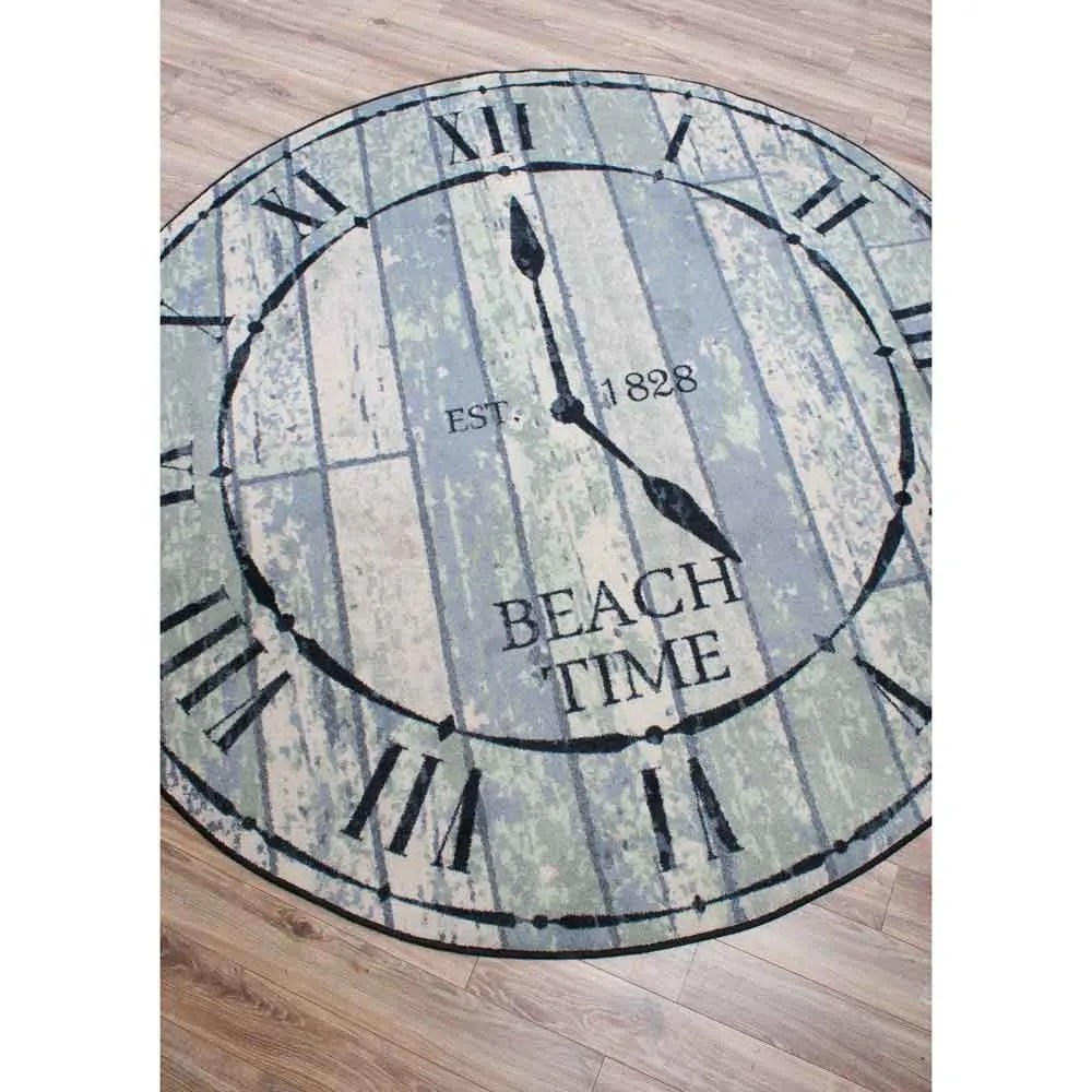 Beach Time Area Rug Rustic Log Originals