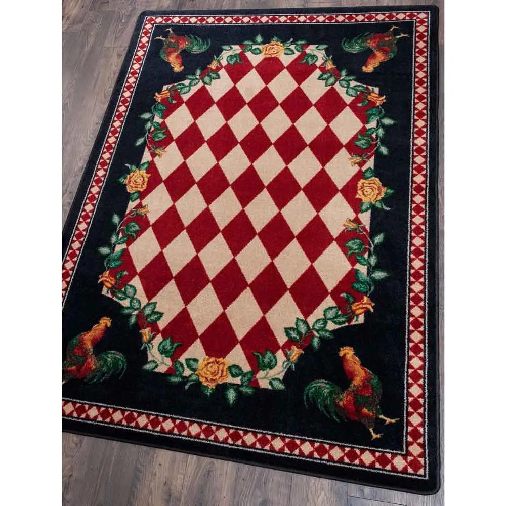 French Country Rooster Rugs