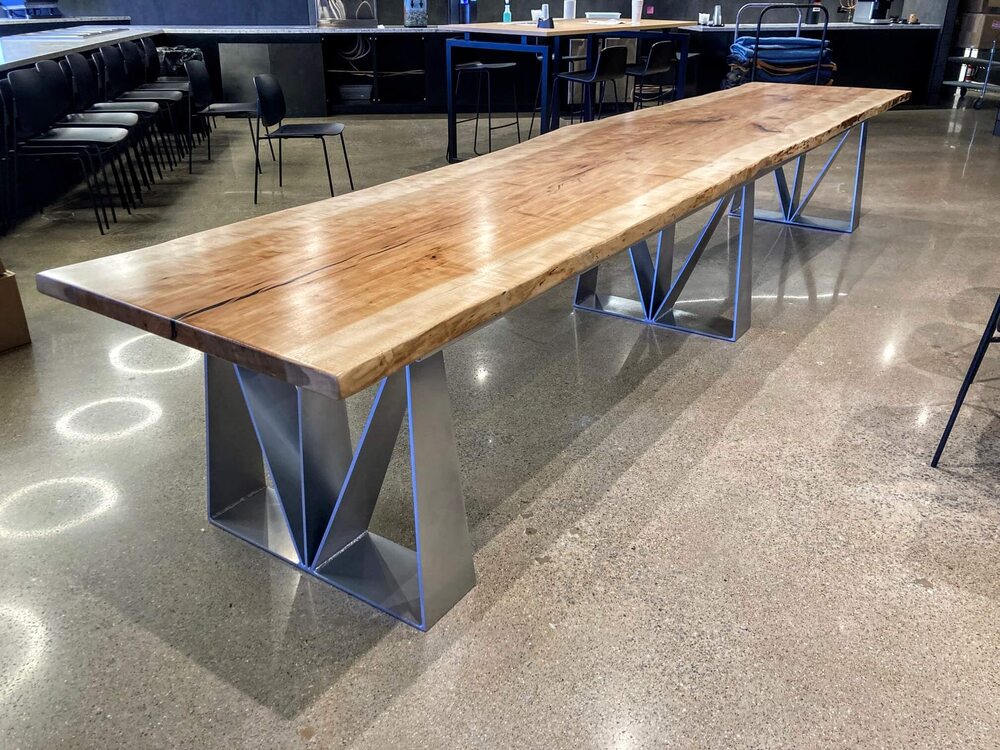 Live Edge Wood Table Rustic + Modern Handcrafted Furniture