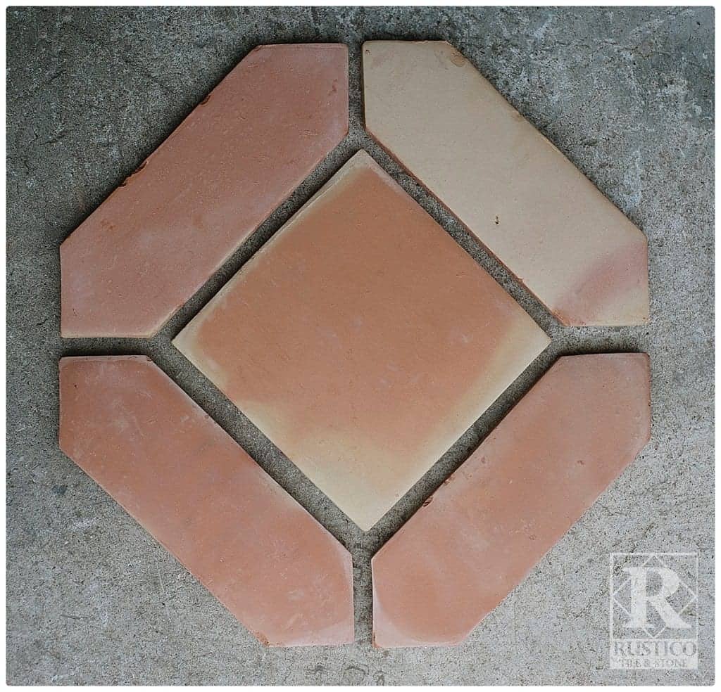 Picket Tile Pattern in Mexican Saltillo Floors (Photos) Rustico Tile