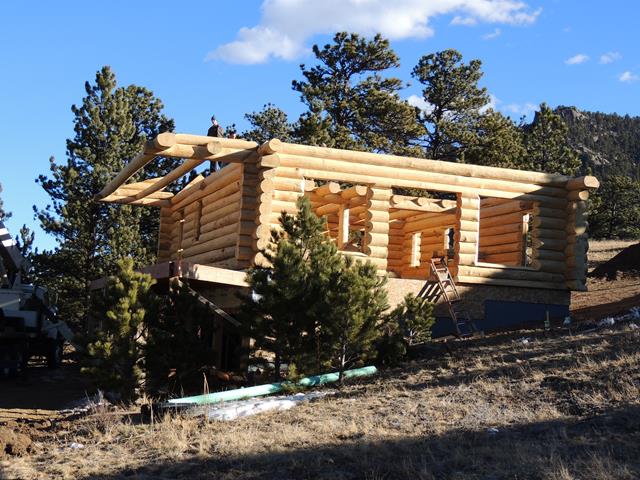 Cabins in Construction Rustic Ozark Log Cabins