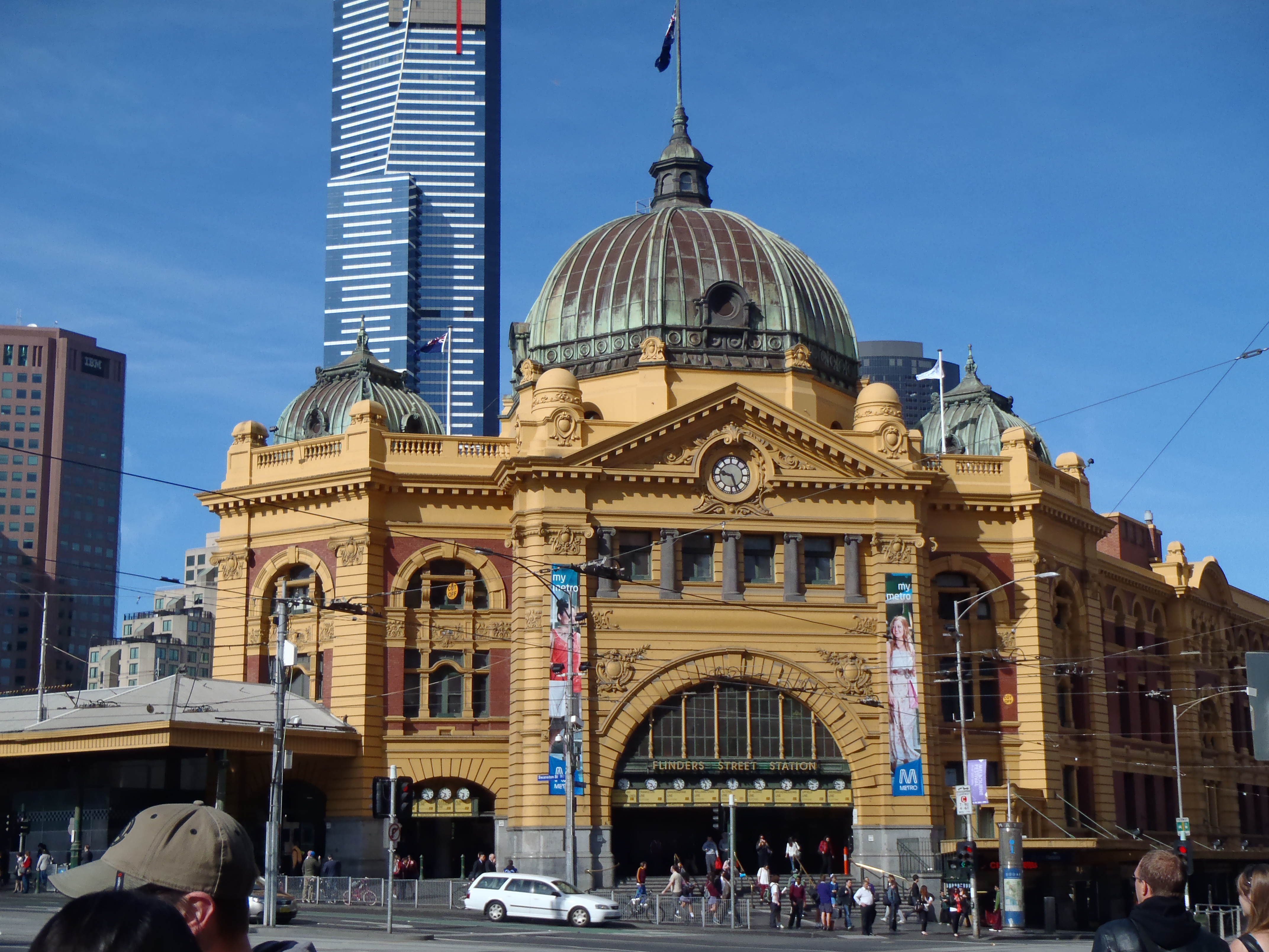 Flinders Street Station rustic recluse