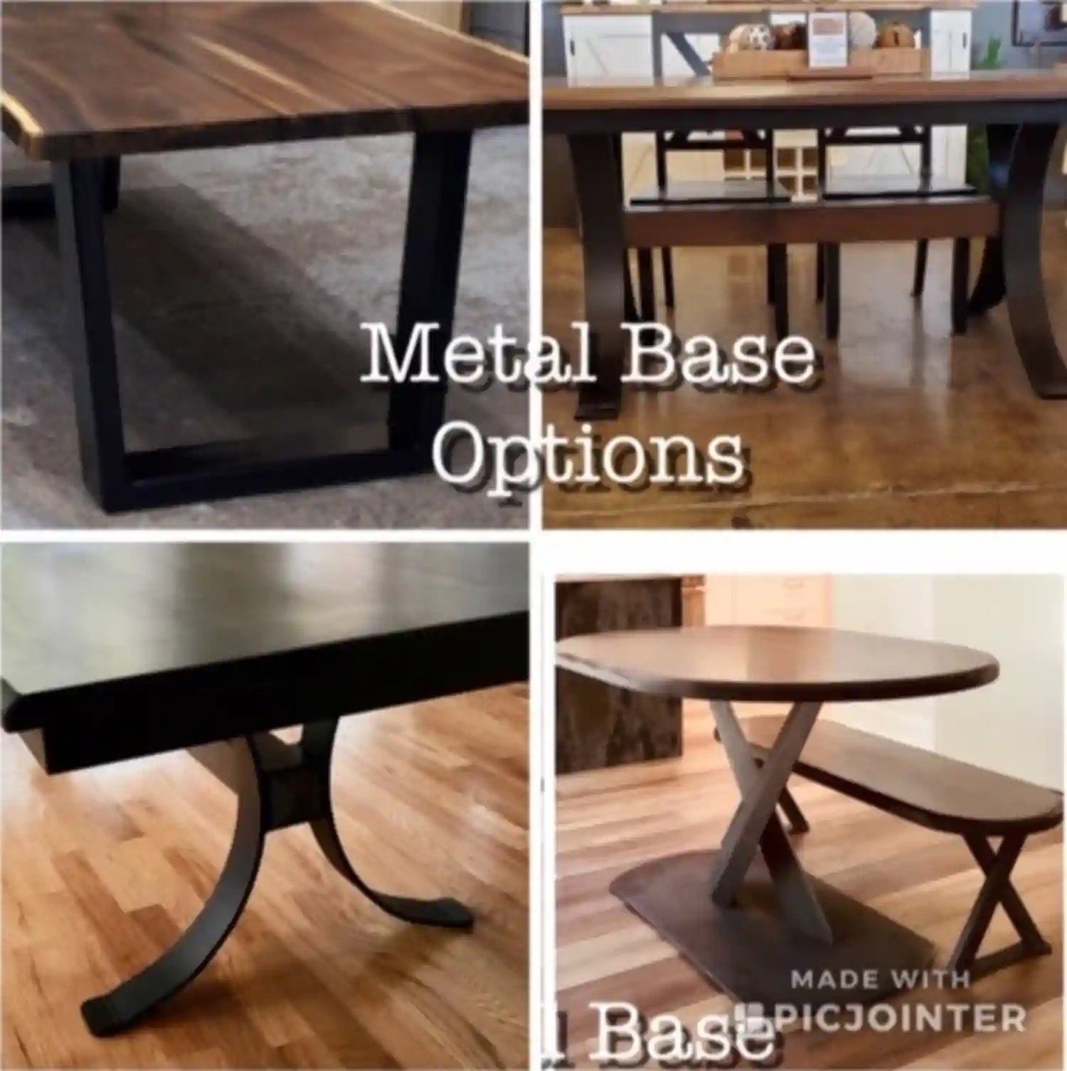 Custom Chairs, Base, and Leg Options Durham, NC Rustic Restorations