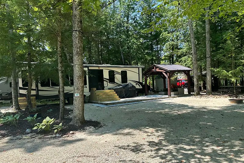 Rustic Timbers Door County Camping Egg Harbor, WI