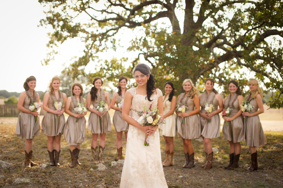 Amazing Barn Wedding Country Bridesmaid Dresses Pictures