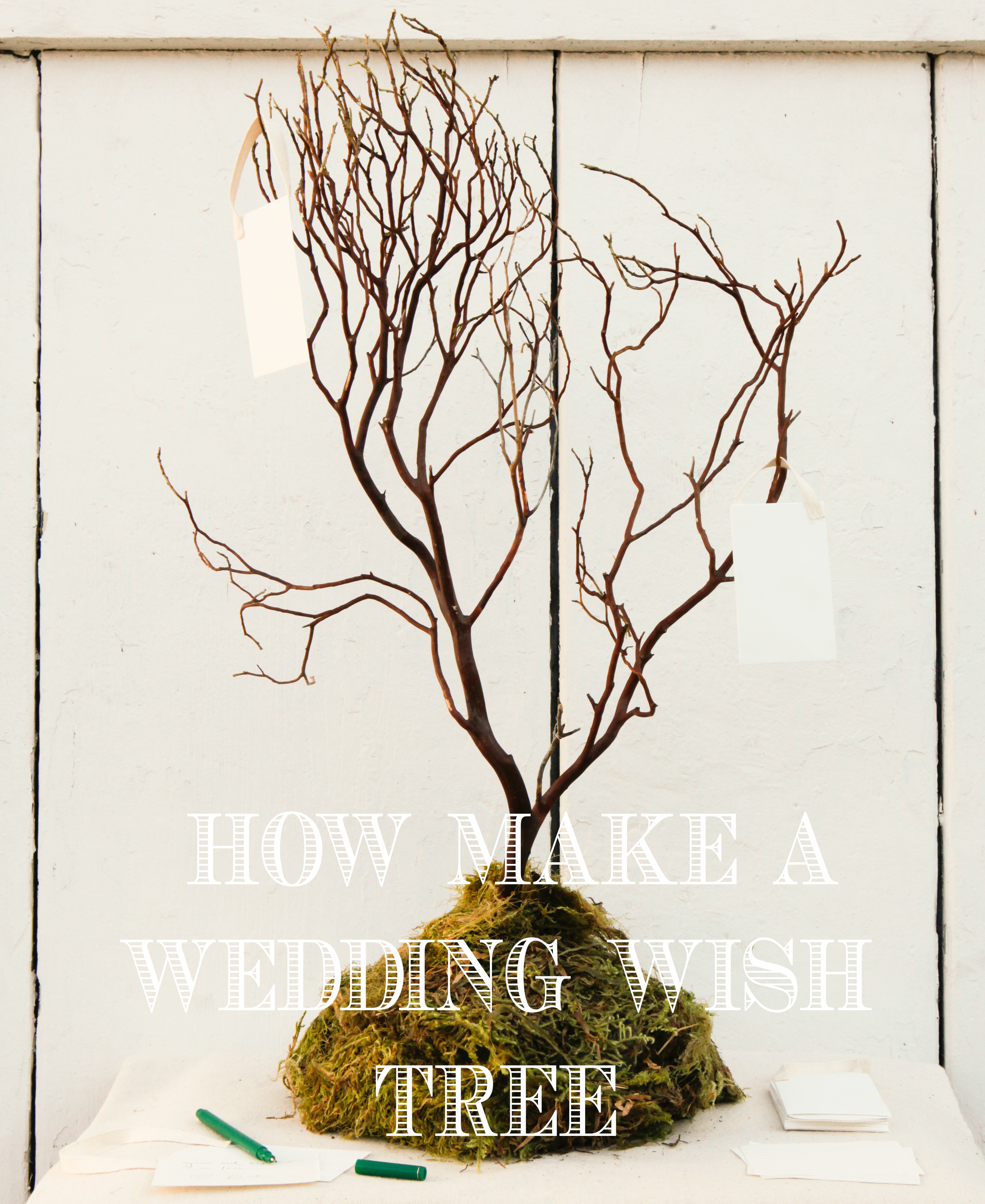 DIY Rustic Wedding Wish Tree Rustic Wedding Chic