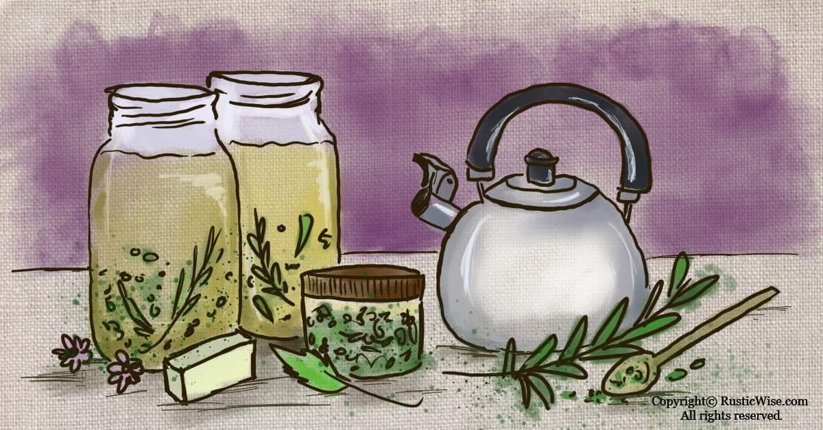 How To Make and Use Lye Water Tea for Herbal Soapmaking RusticWise