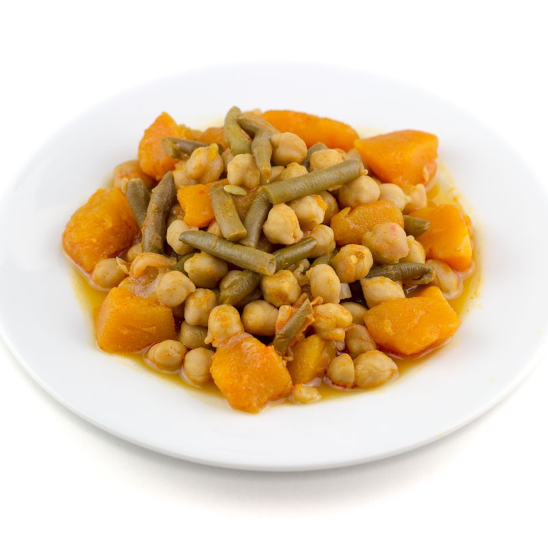 Garbanzos con Calabaza Rustipan