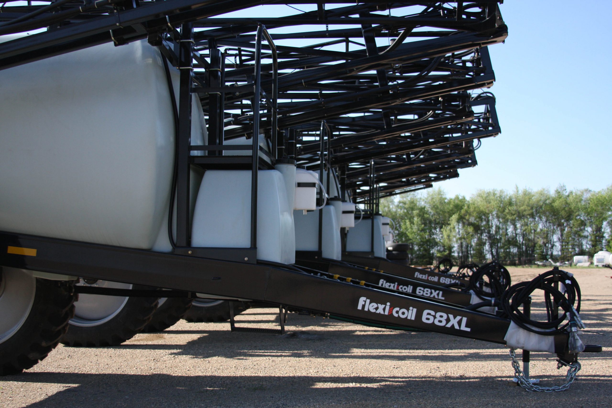 FlexiCoils in a row Rust Sales Inc.