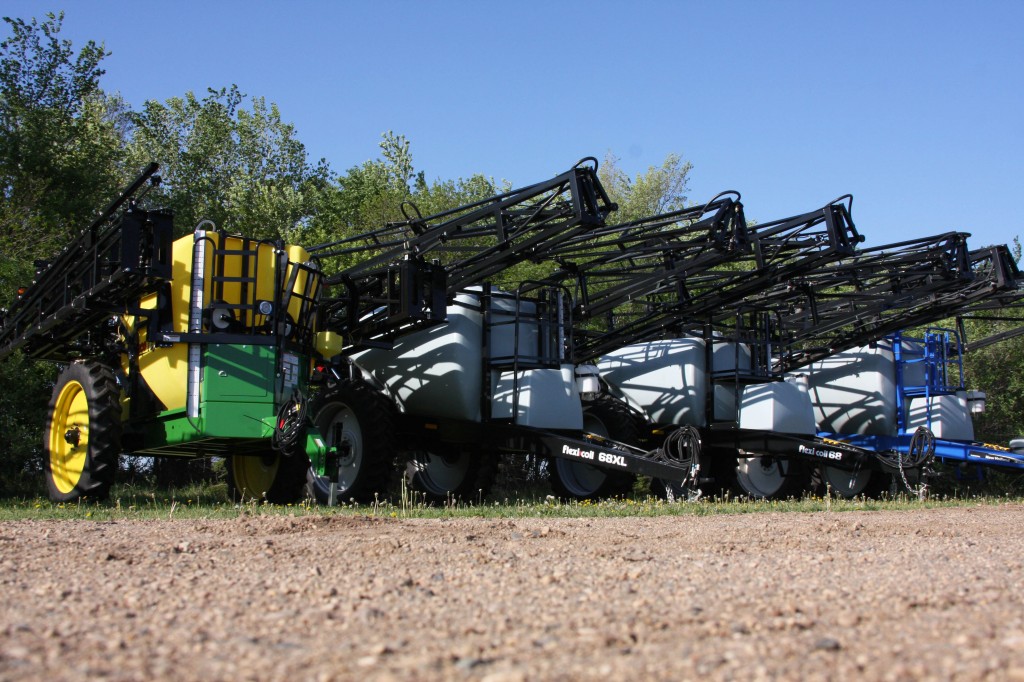 Sprayers on the lot Rust Sales Inc.