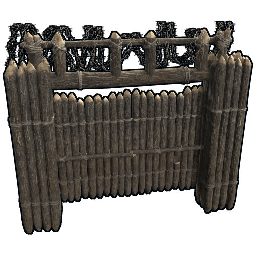 High External Wooden Gate RustStash