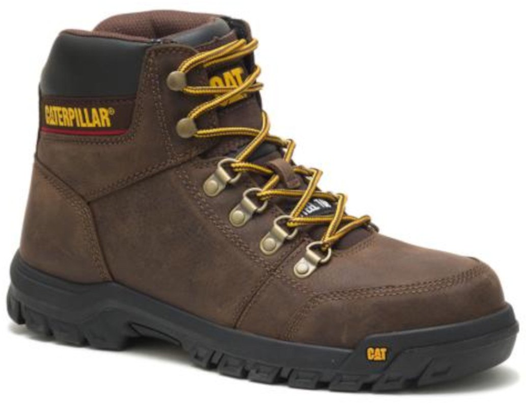 CAT Men’s Outline Steel Toe Work BootP90803 Rust's Western Shed