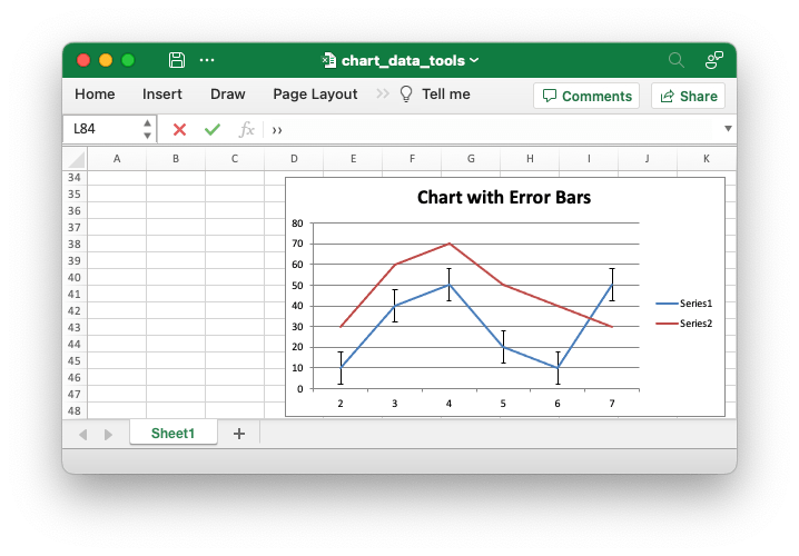 Chart Data tools Working with the rust_xlsxwriter library