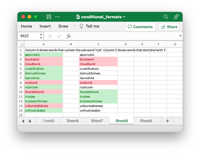 rust_xlsxwritercookbook Rust