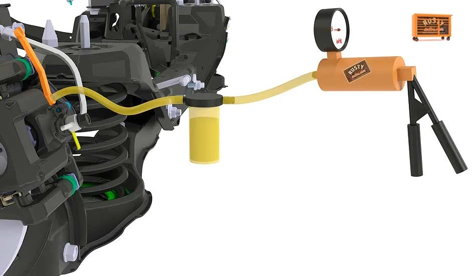 Flush Brake Fluid System - like a pro! - Rustyautos.com
