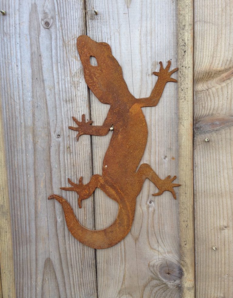 Wall Hanging Lizard Rusty Gardens Gifts