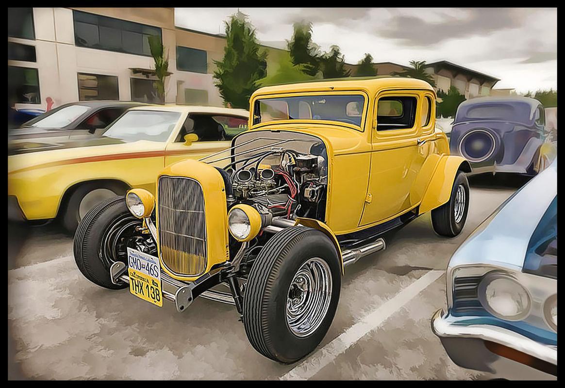 american graffiti canvas Rustypod Store