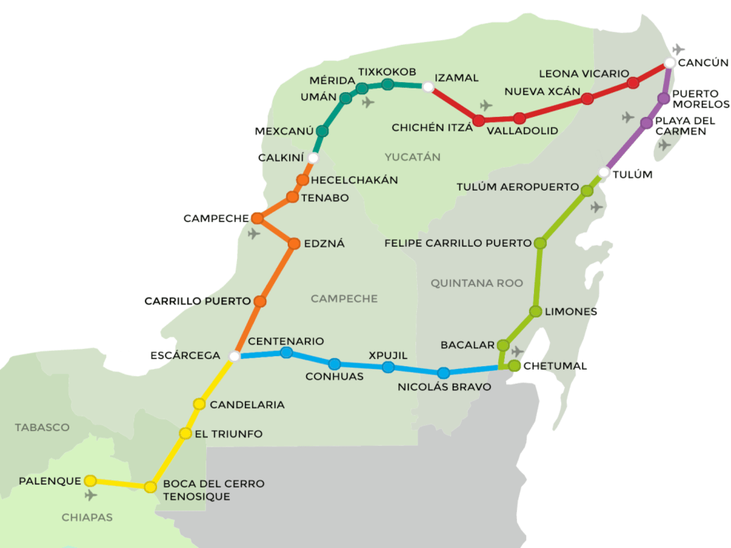 What is the Tren Maya Ruta in México? 2025