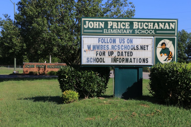 Buchanan Elementary Set to Replace Original Sign Rutherford Source