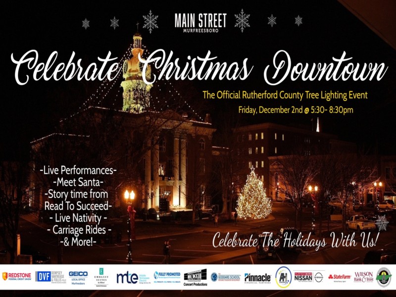 Don't Miss the Murfreesboro Christmas Tree Lighting Friday Night