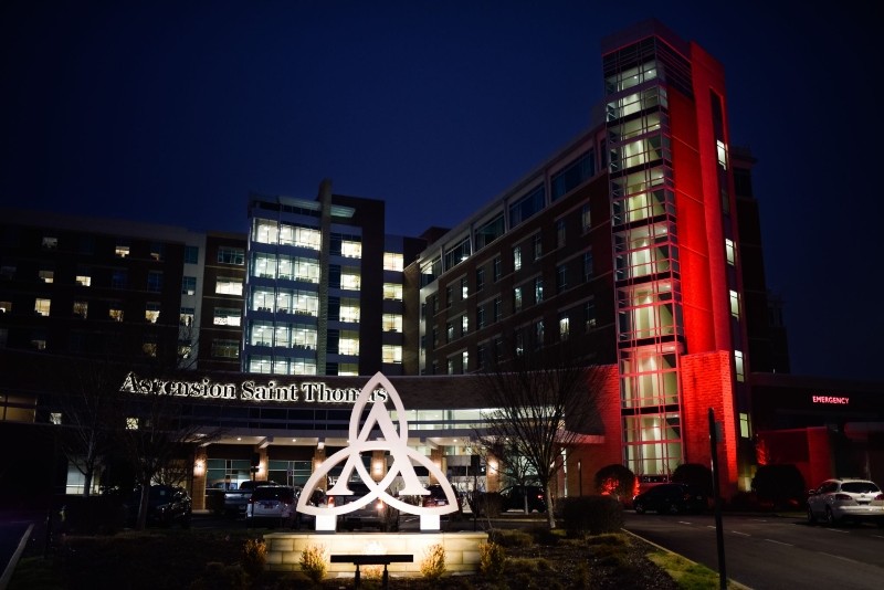 Ascension Saint Thomas Rutherford Goes Red For Heart Month Rutherford