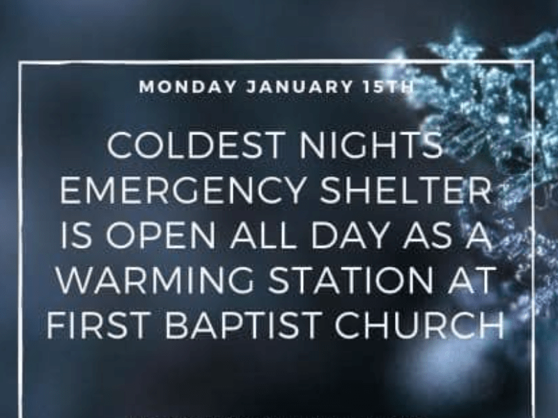 Rutherford County's ColdWeather Shelter Program Open This Week