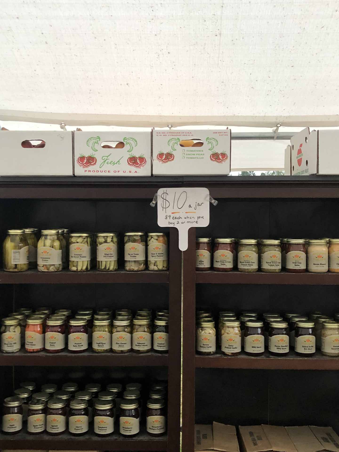 Produce Stand Rutledge Family Farm