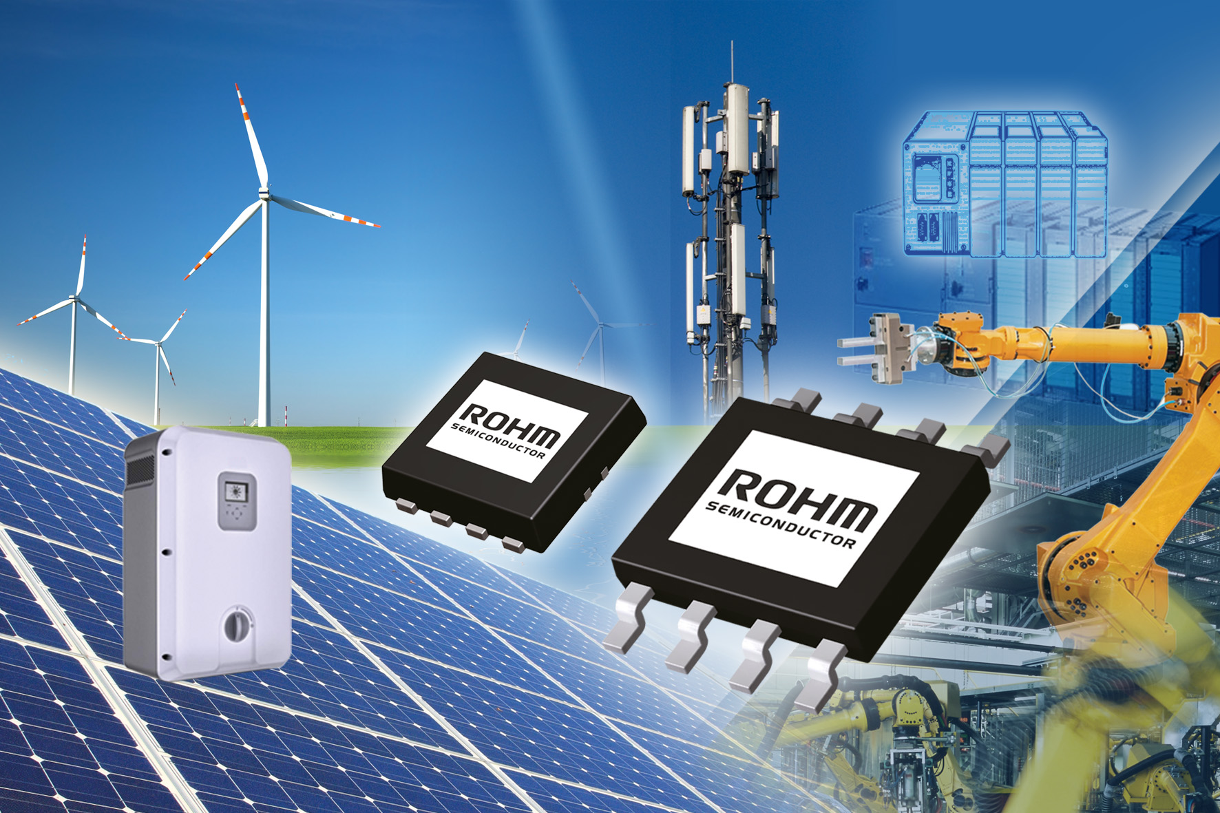 ROHM New Isolated Power Supply Control ICs for Industrial Inverters