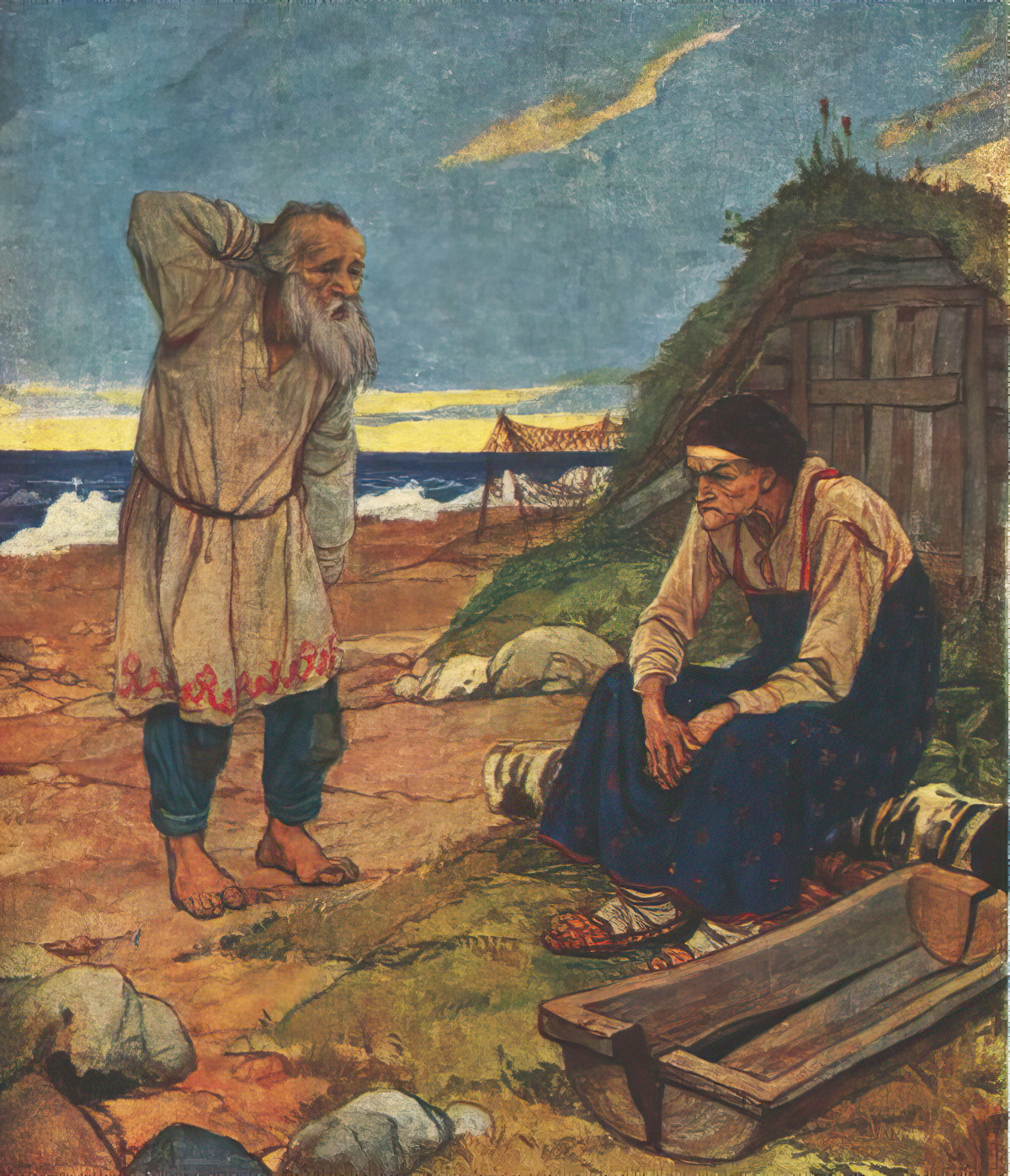 Alexander Pushkin. Märchen vom Fischer und dem Fische