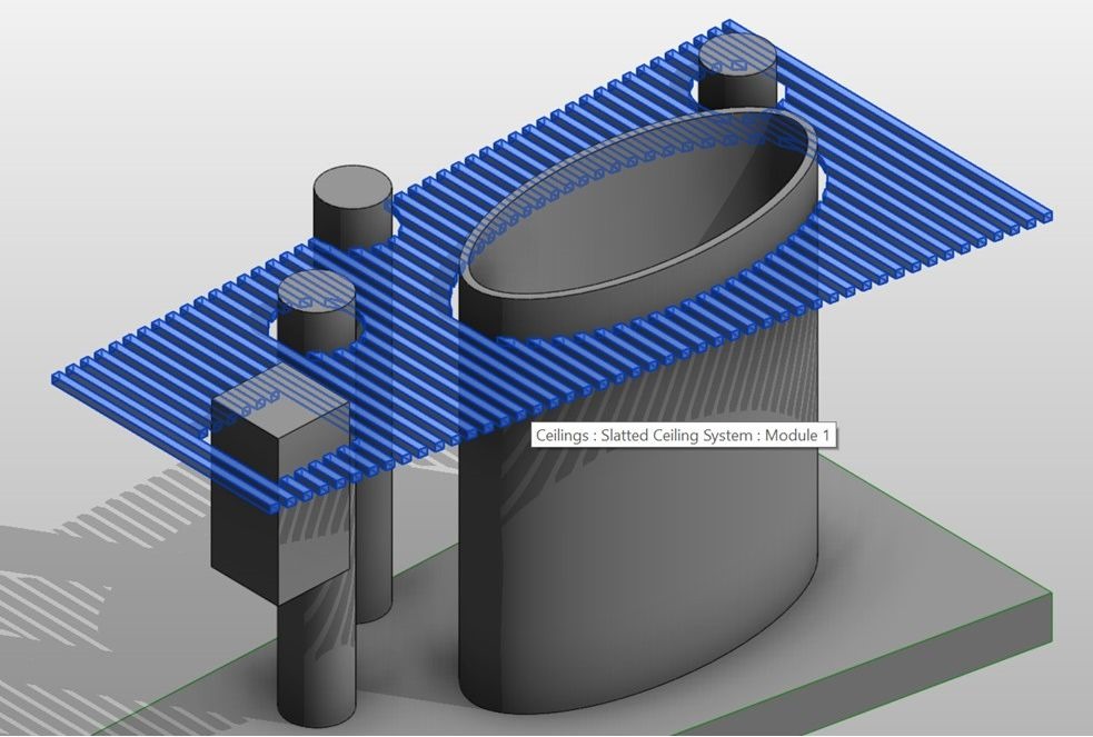 How To Create A Wood Slat Ceiling In Revit