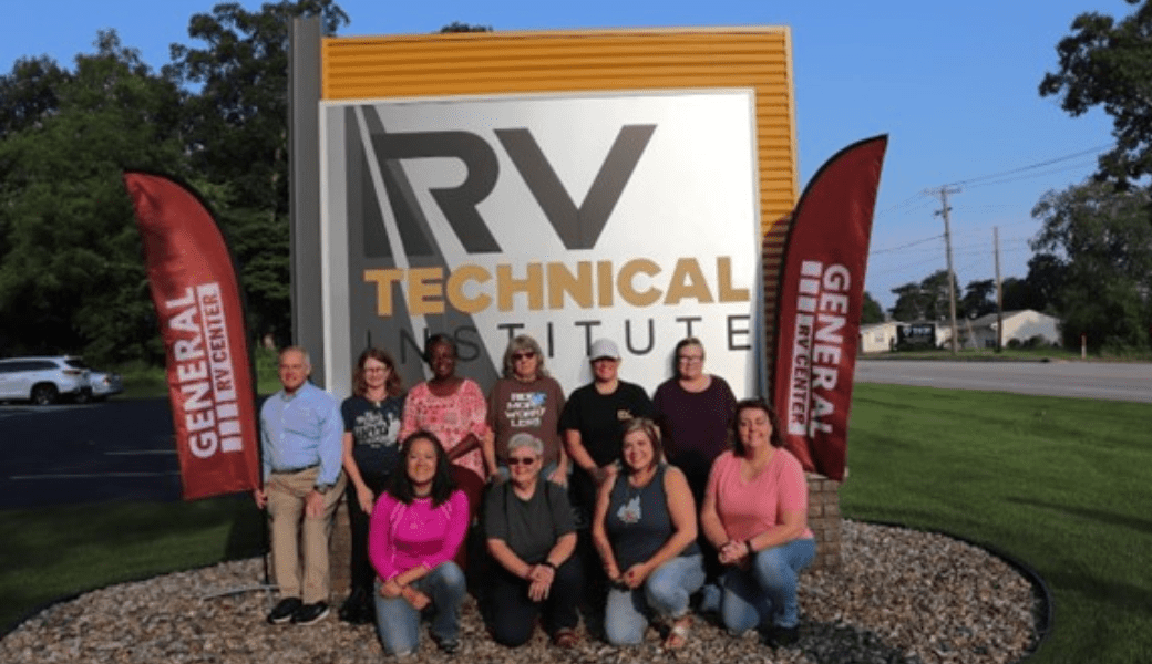 Nine Female RV Techs Certified by RVTI RV PRO