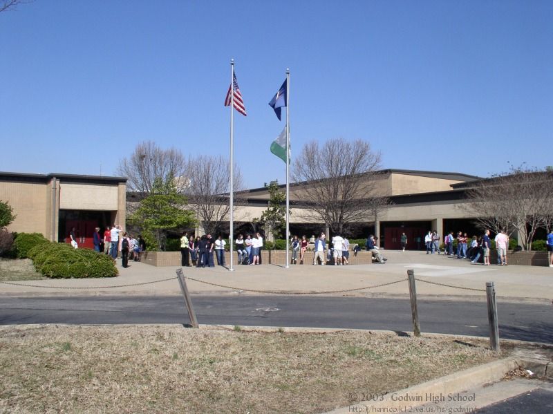 Vent fan catches fire at Godwin High School, filling building with smoke