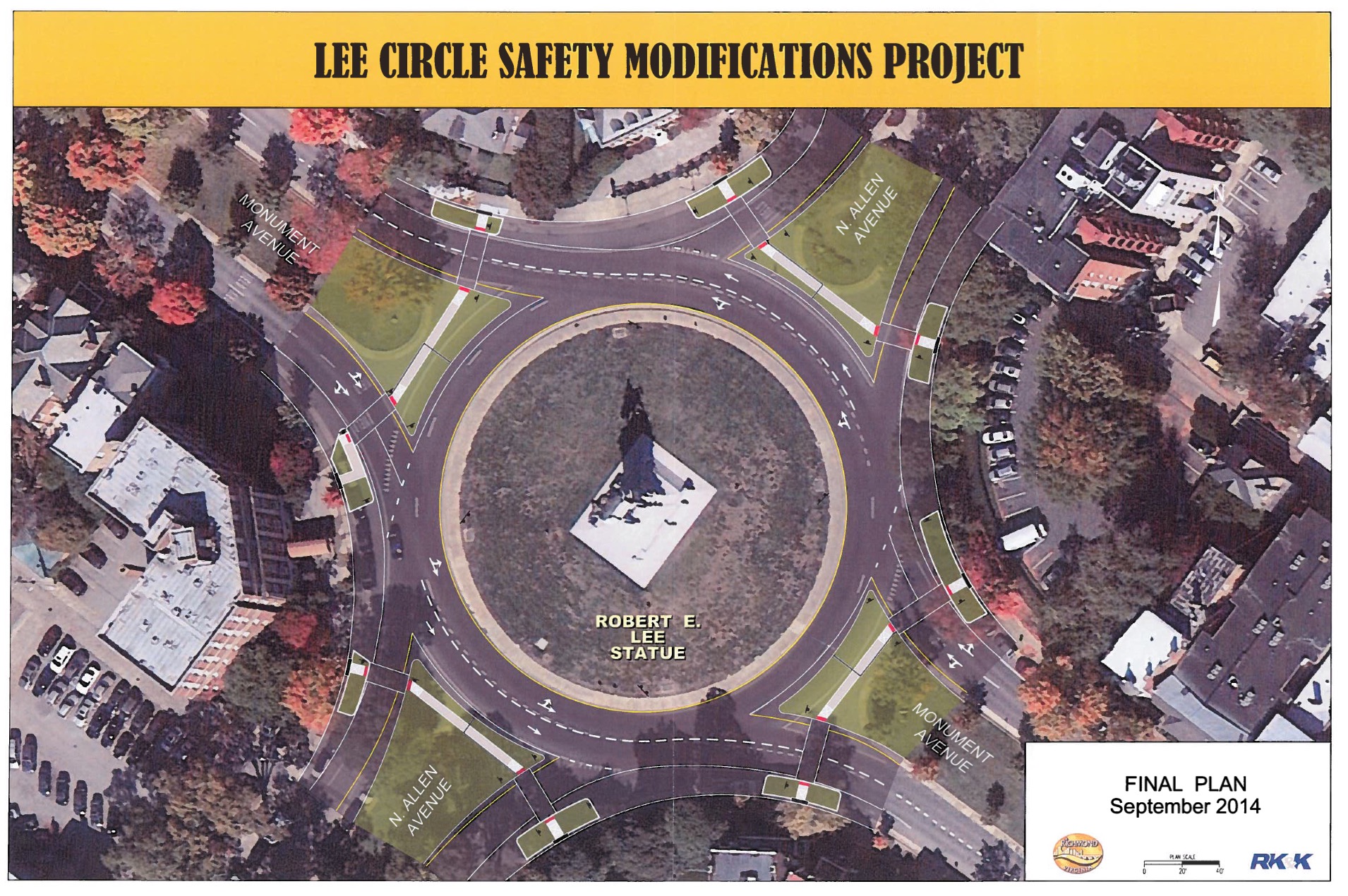 Lee roundabout transforms former deadly ocean of pavement