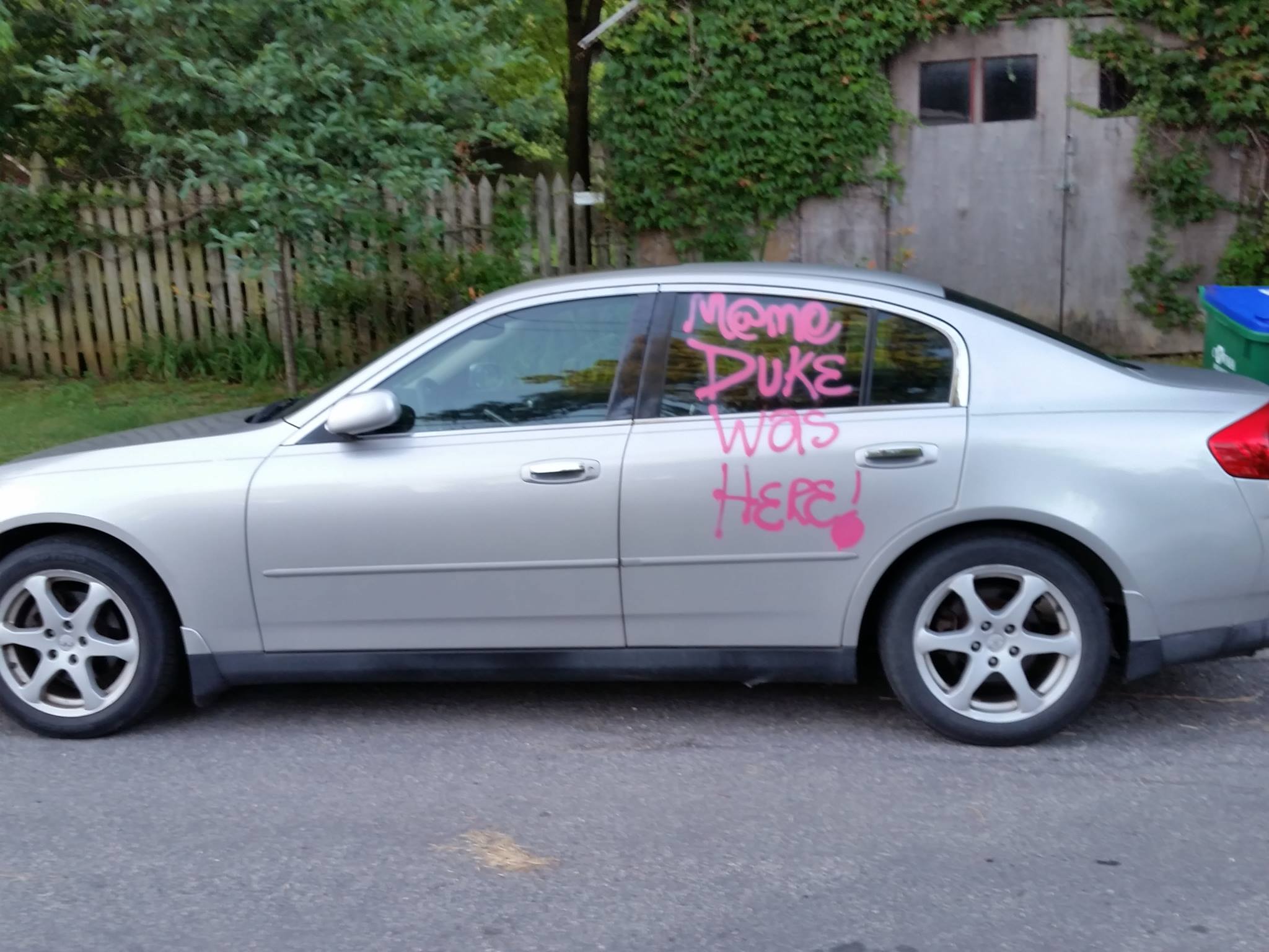 Spray painting vandals hit cars in Forest Hill, UPDATE Suspects caught on video