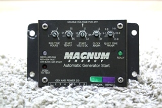 RV Components USED MOTORHOME MAGNUM ENERGY AUTOMATIC GENERATOR START