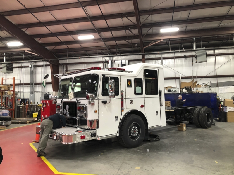 New Squad Update Reisterstown Volunteer Fire Company