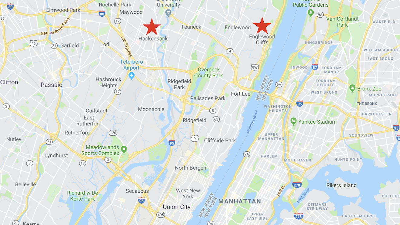 Englewood Cliffs Map at Pedro Dominguez blog