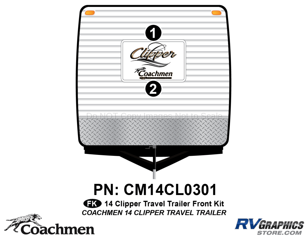 2014 Coachmen Clipper Front Kit Decal RV Graphics Store