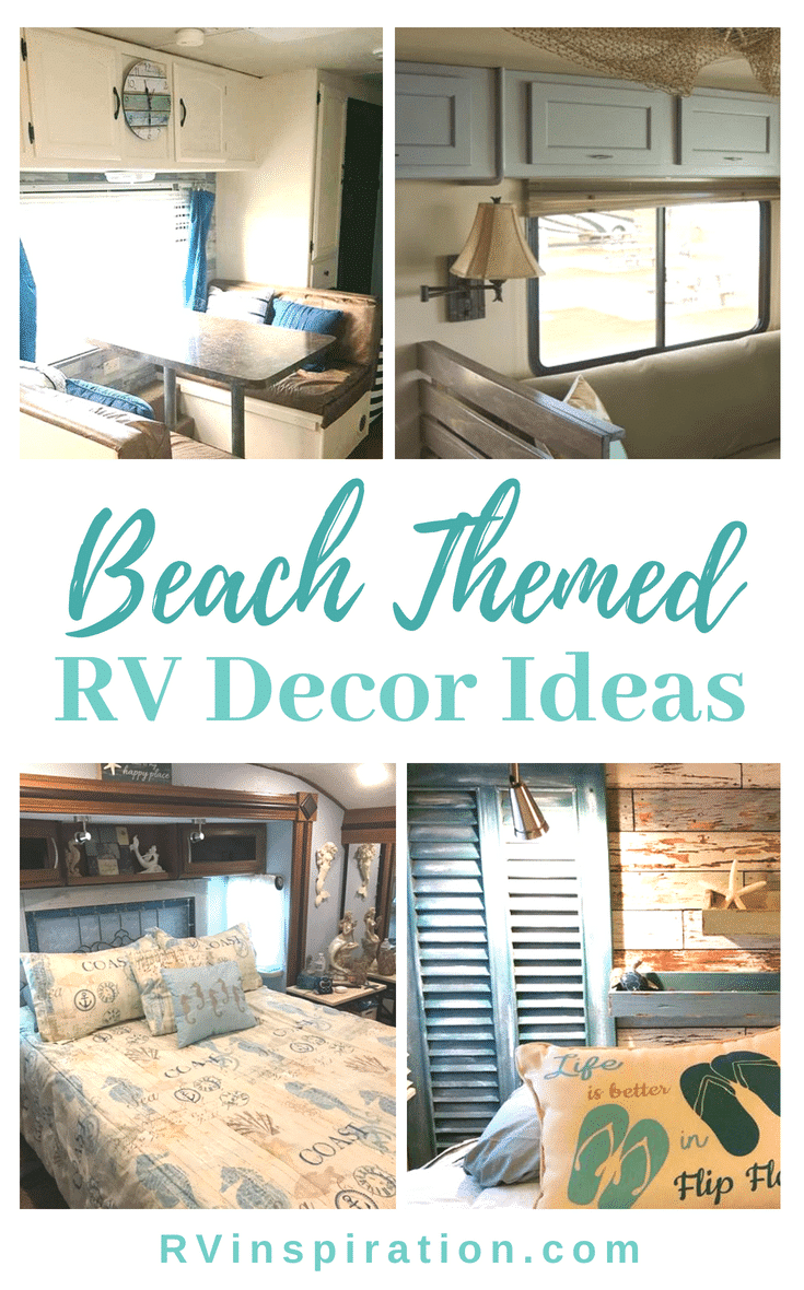 9 RV Makeovers with Beach Themed Decor RV Inspiration