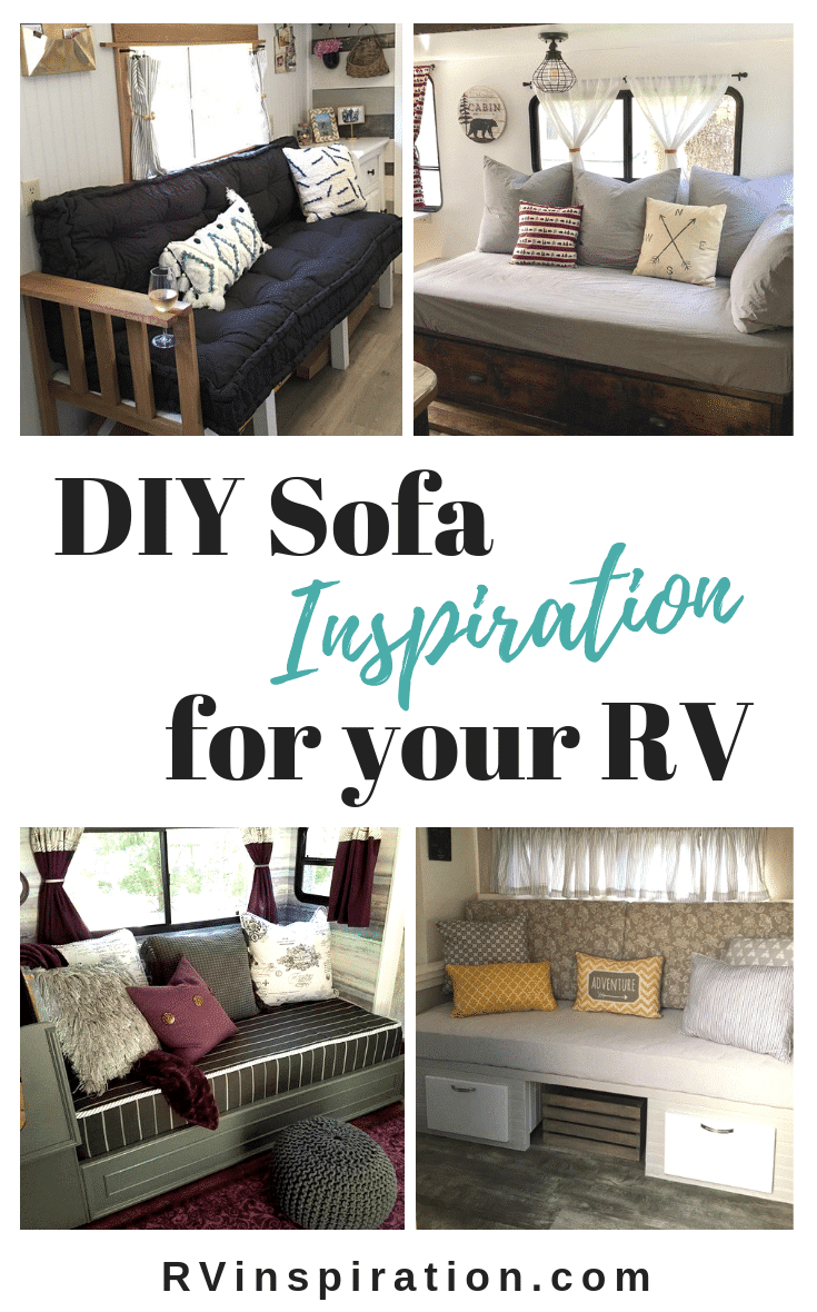 12 DIY RV Sofa Ideas & Inspiration RV Inspiration